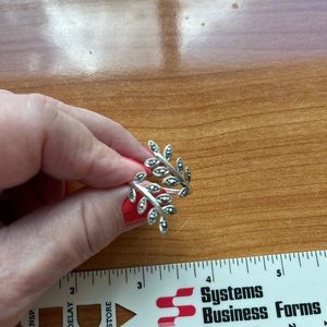 Vintage SS & Marcasite ring